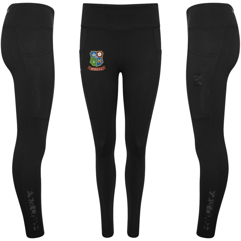 Performance Full Length Camo Leggings : Black
