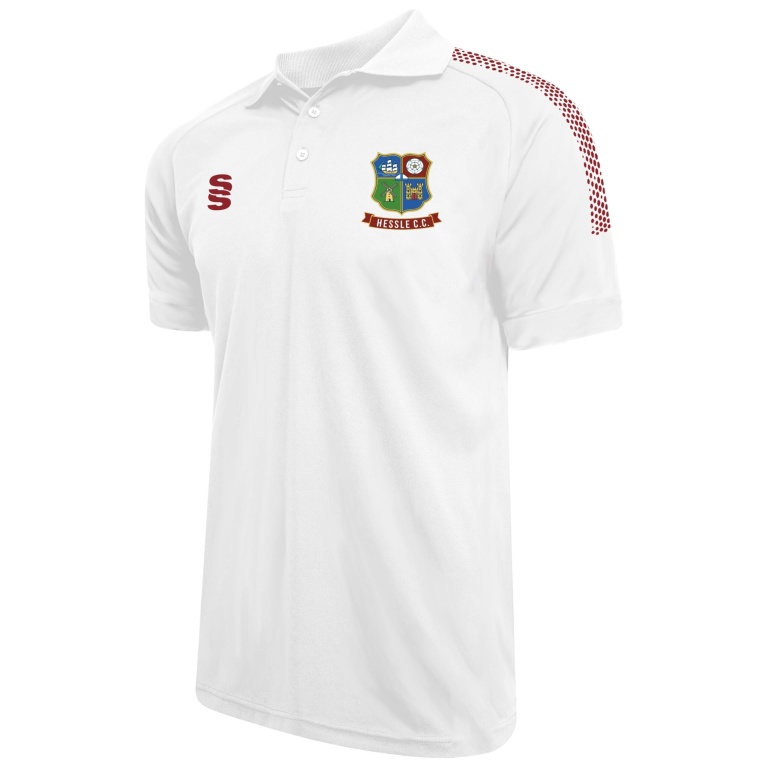 Dual Solid Colour Polo : White